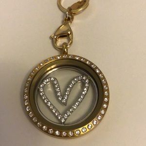 Origami Owl living locket with Swarovski Crystals